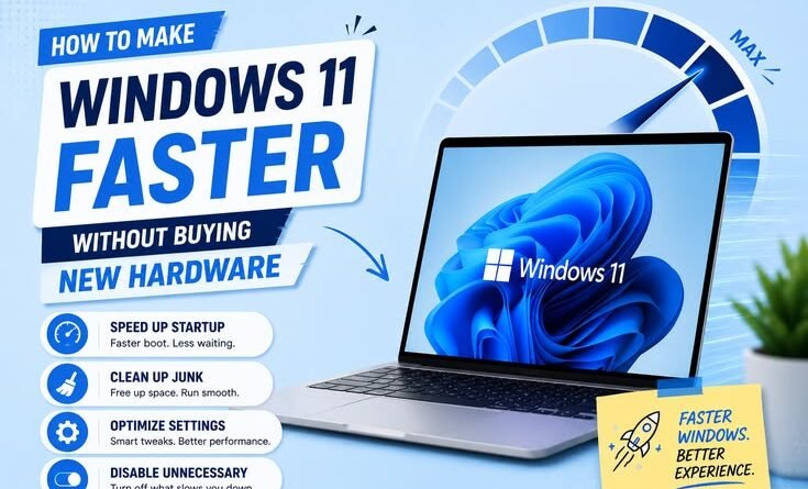 How to Make Windows 11 Faster Without Buying New Hardware